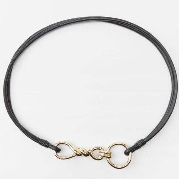 Zara Clasp Leather Belt - Picture 1 of 9